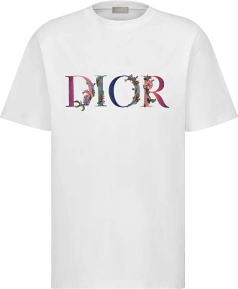 tee shirt blanc dior|dior t shirt 2020.